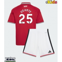 Manchester United Manuel Ugarte #25 Replica Home Minikit 2026-27 Short Sleeve (+ pants)